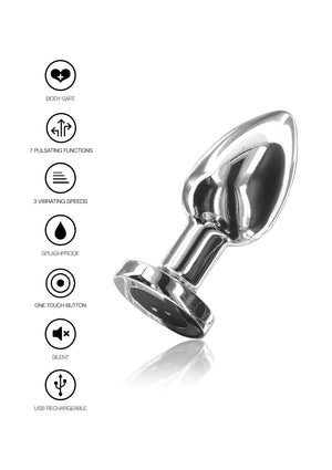 Jouet anal ToyJoy The Glider Vibrating Plug Medium