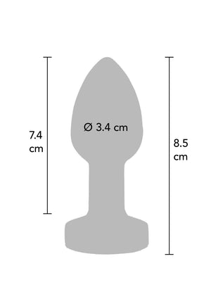 Jouet anal ToyJoy The Glider Vibrating Plug Medium