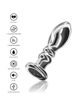 Jouet anal ToyJoy The Slider Vibrating Plug Large