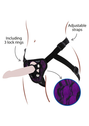 Gode-ceinture ToyJoy Strap-On Lace Harness