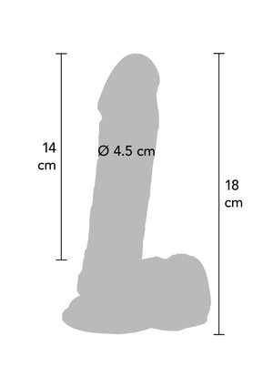 Dildo ToyJoy Dildo PVC 18 cm