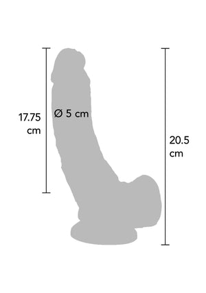 Dildo ToyJoy Vibrating Dildo PVC 20.5 cm