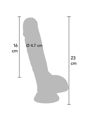 Dildo ToyJoy Dual Density Dildo TPE 23 cm