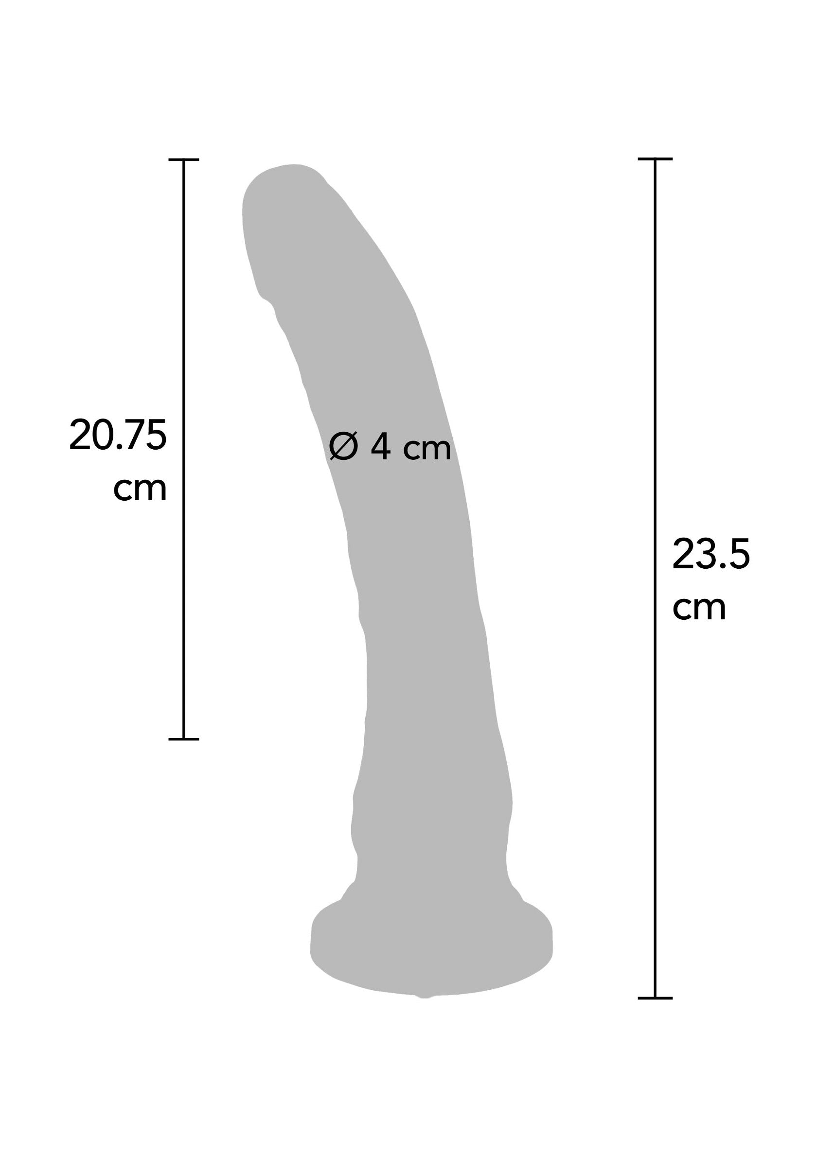 Dildo ToyJoy Dual Density Dong TPE 23.5 cm