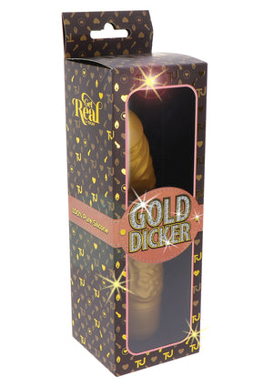 Dildo ToyJoy Gold Dicker Original Vibrator 20 cm