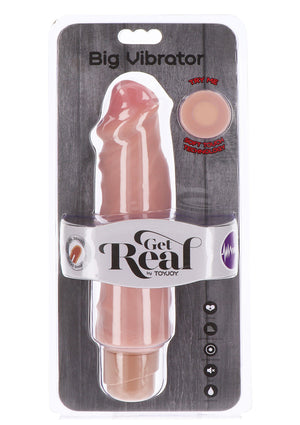 Dildo ToyJoy Dual Density Vibrator TPE 23 cm