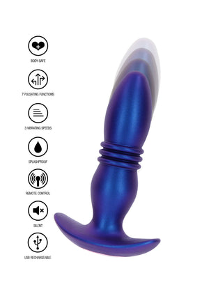 Jouet anal ToyJoy The Tough Thrusting Vibrating Plug