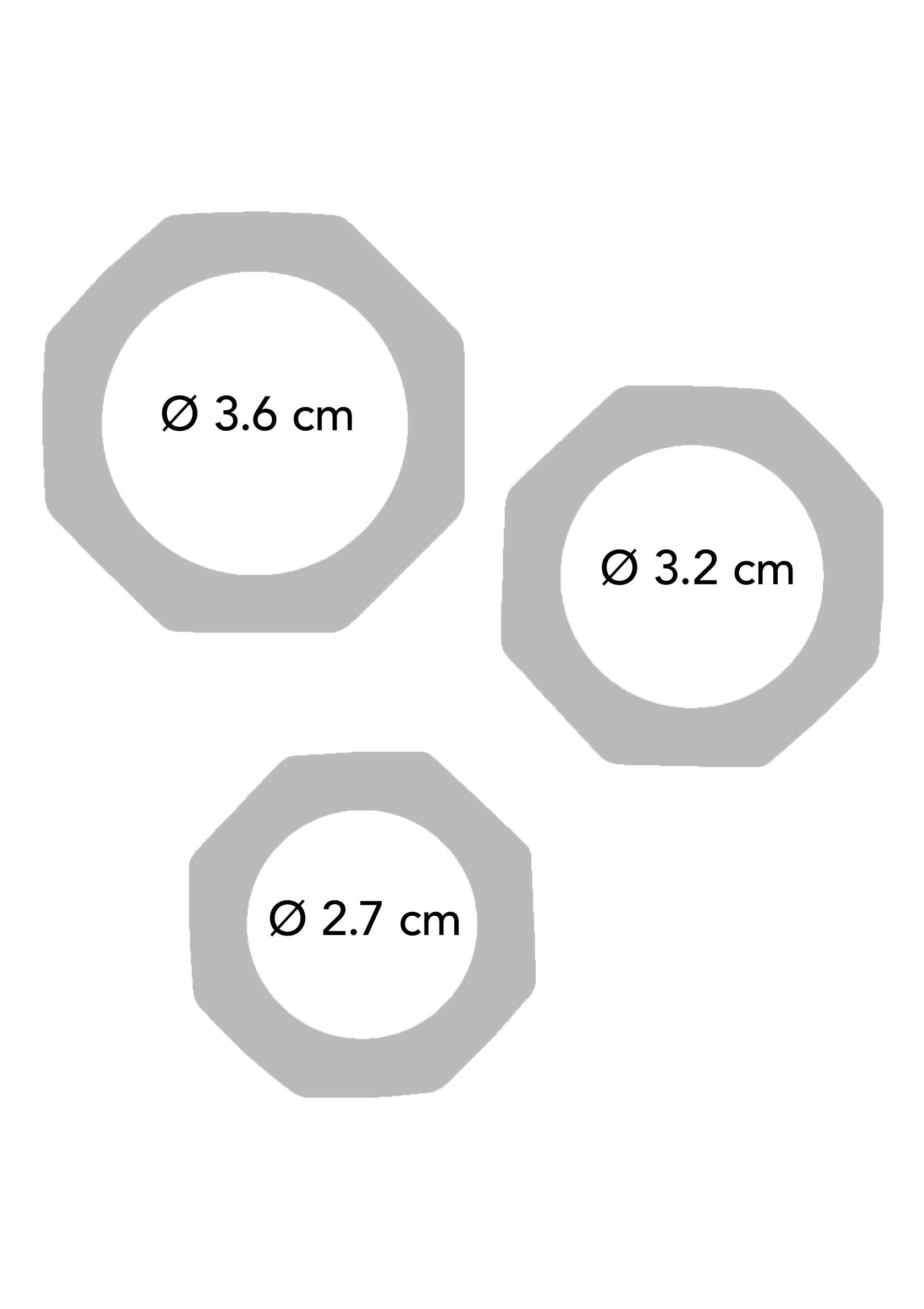 Performance masculine ToyJoy Power Halo C-Ring Set
