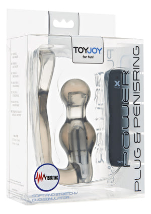 Jouet anal ToyJoy Power Plug & Penisring Vibrating