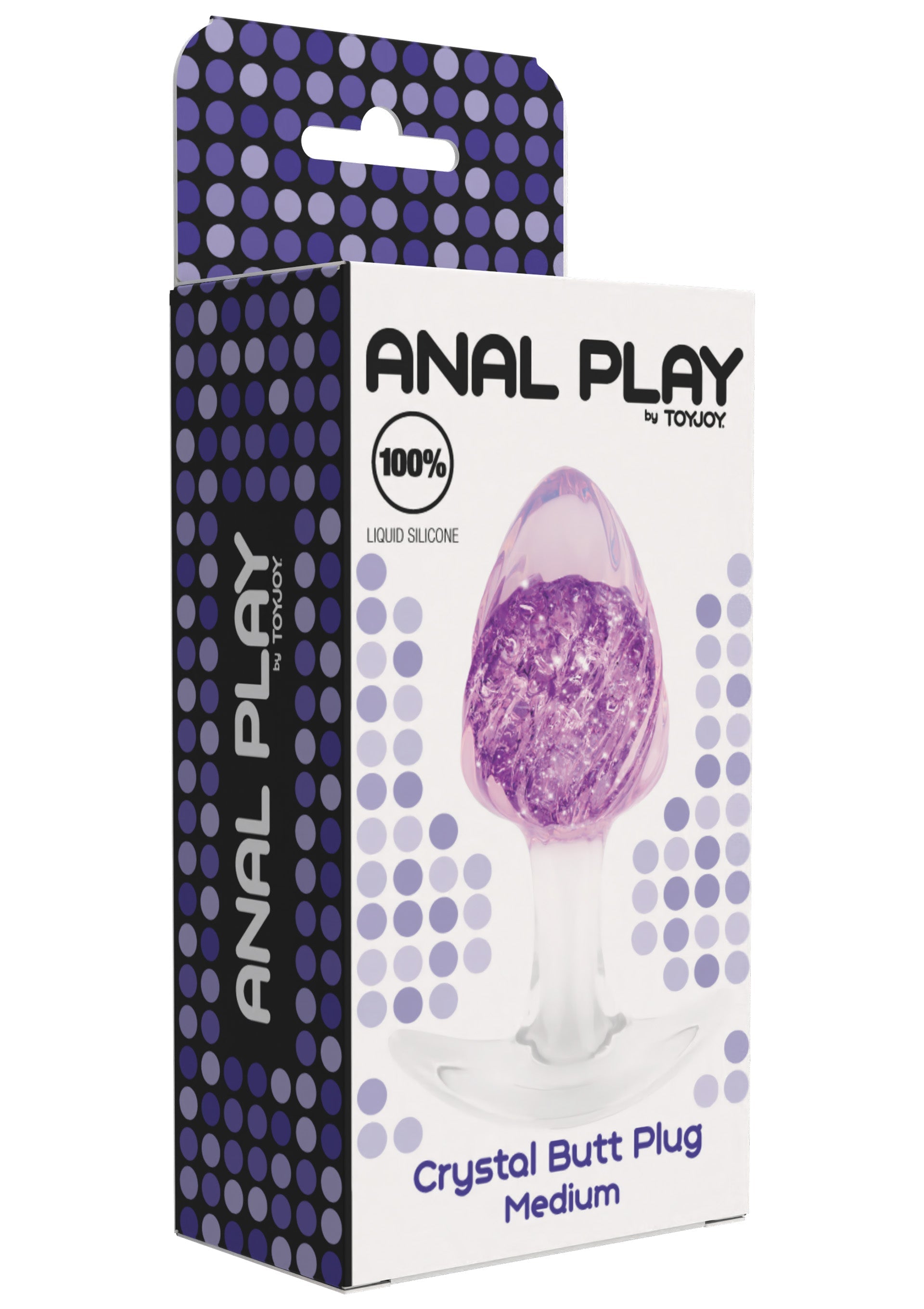 Jouet anal ToyJoy Crystal Butt Plug Medium
