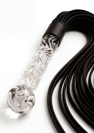 Accessoire BDSM ToyJoy Crystal Leather Whip