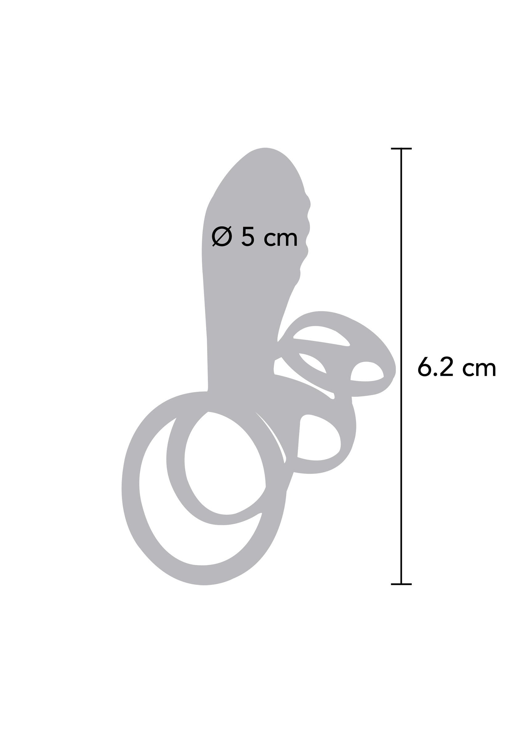 Performance masculine ToyJoy Halo Halo C-Ring Sleeve