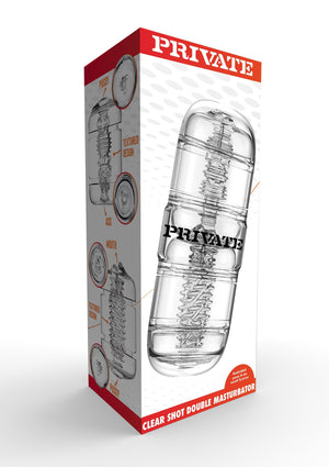 Masturbateur Private Clear Shot Double Masturbator