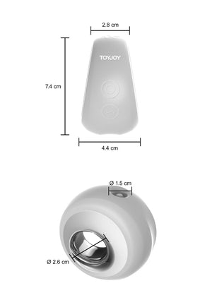 Stimulateur ToyJoy Verve Pulse Clitoral Stimulator