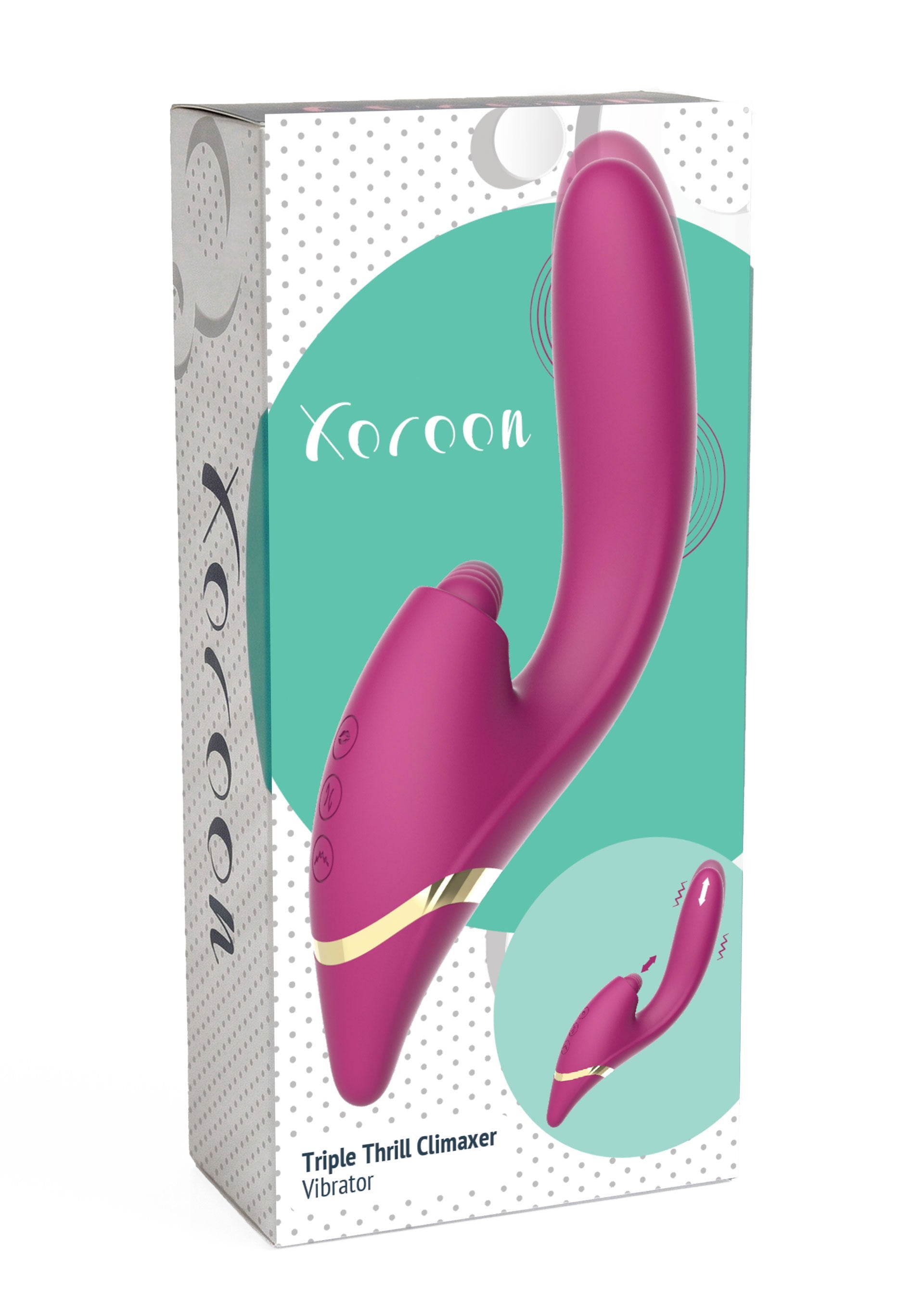 Vibromasseur Xocoon Triple Thrill Climaxer Vibrator
