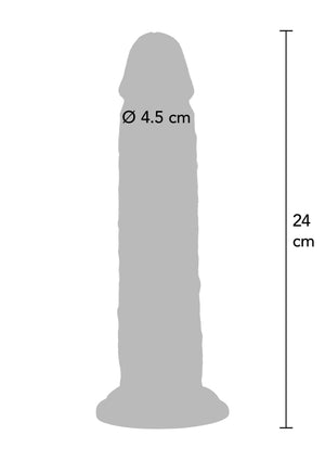 Dildo ToyJoy Foreskin Dong Vibrating Silicone 24 cm