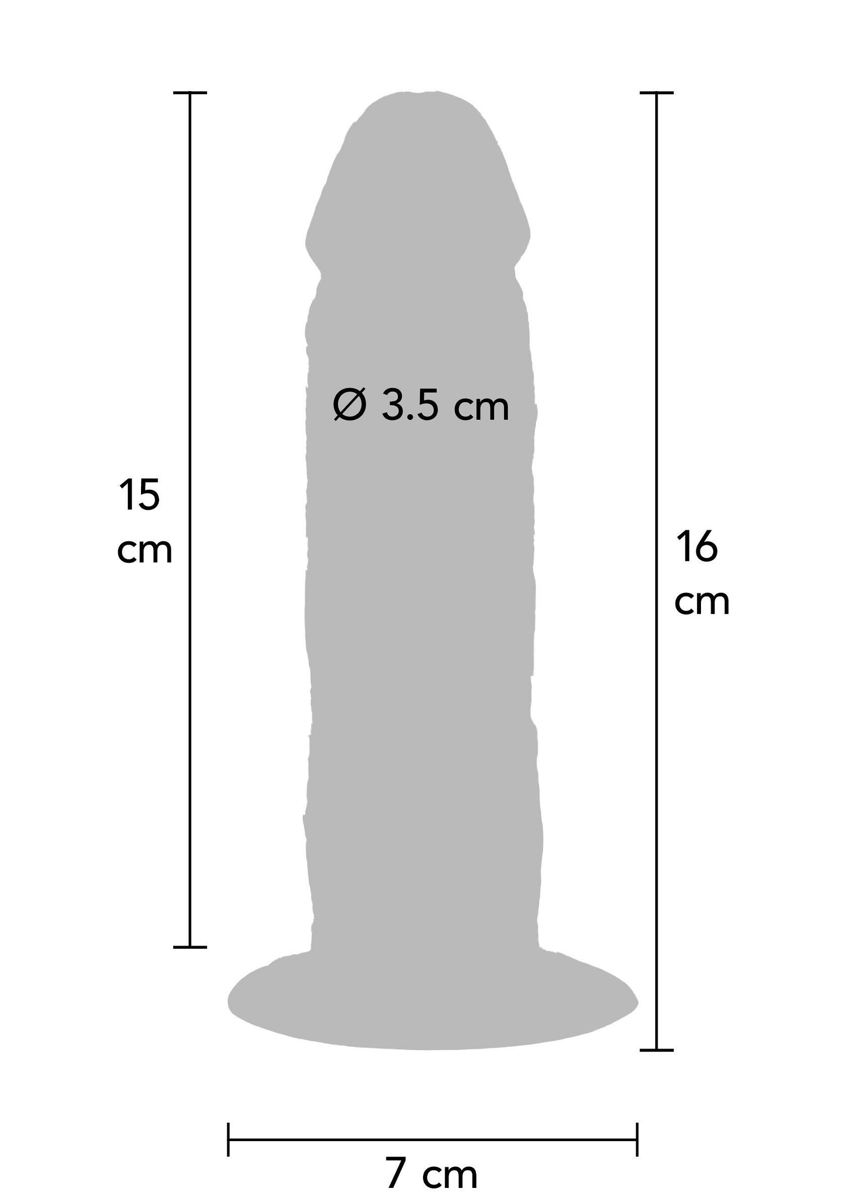 Dildo ToyJoy Foreskin Dong Silicone 15 cm