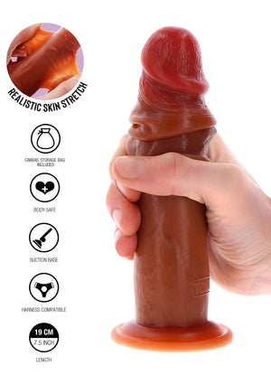 Dildo ToyJoy Foreskin Dong Silicone 19 cm