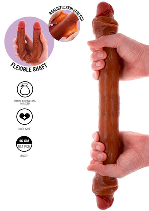 Dildo ToyJoy Foreskin Double Dong Silicone 46 cm