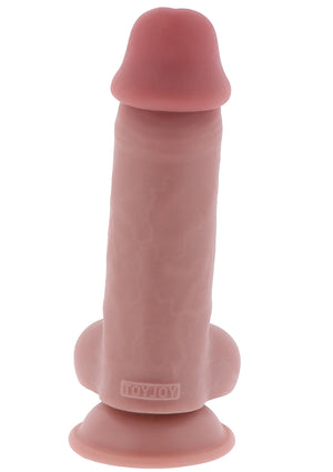 Dildo ToyJoy Deluxe Dual Density Thick Dildo TPE 17 cm