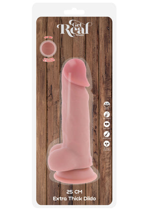 Dildo ToyJoy Deluxe Dual Density Thick Dildo TPE 25 cm