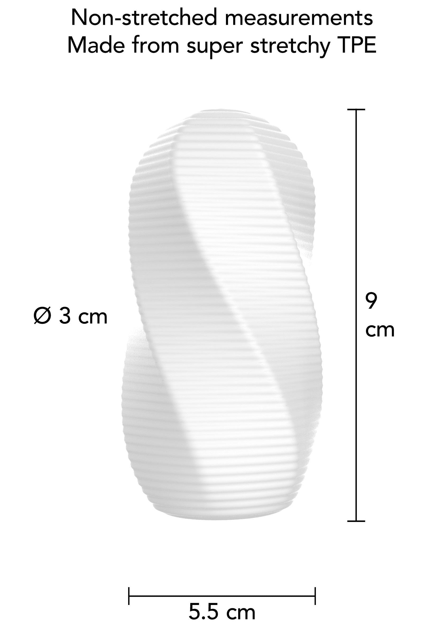 Masturbateur ToyJoy Medium Masturbator Swirl