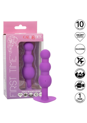Jouet anal CalExotics Triple Beaded Probe