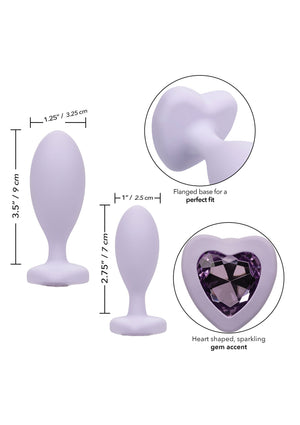 Jouet anal CalExotics First Time Crystal Booty Duo