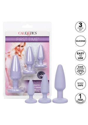 Jouet anal CalExotics Crystal Booty Kit