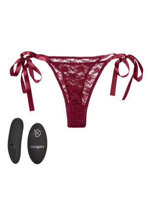 Stimulateur CalExotics Remote Control Lace Thong Set