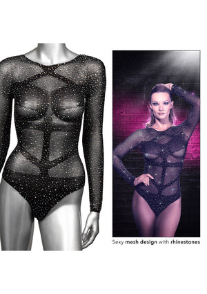 Lingerie CalExotics Long Sleeve Bodysuit