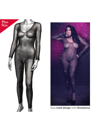 Lingerie CalExotics Crotchless Bodystocking Plus