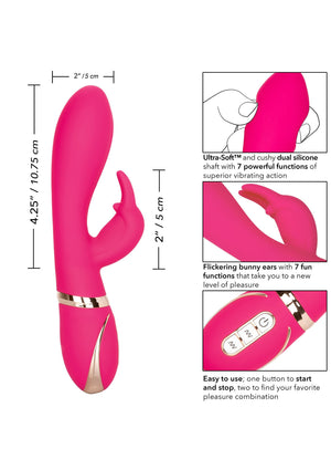 Vibromasseur CalExotics Silicone Ultra-Soft Rabbit