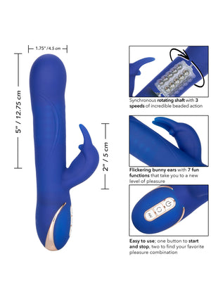 Vibromasseur CalExotics Silicone Rotating Rabbit