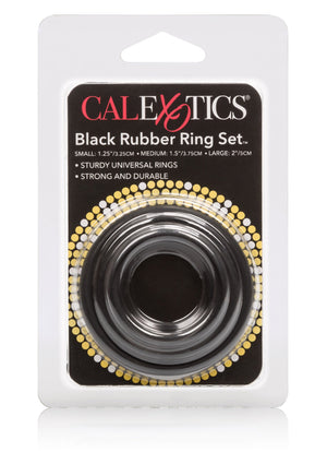 Performance masculine CalExotics Rubber Ring 3 Piece Set