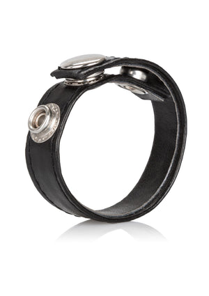 Performance masculine CalExotics Leather 3-Snap Ring