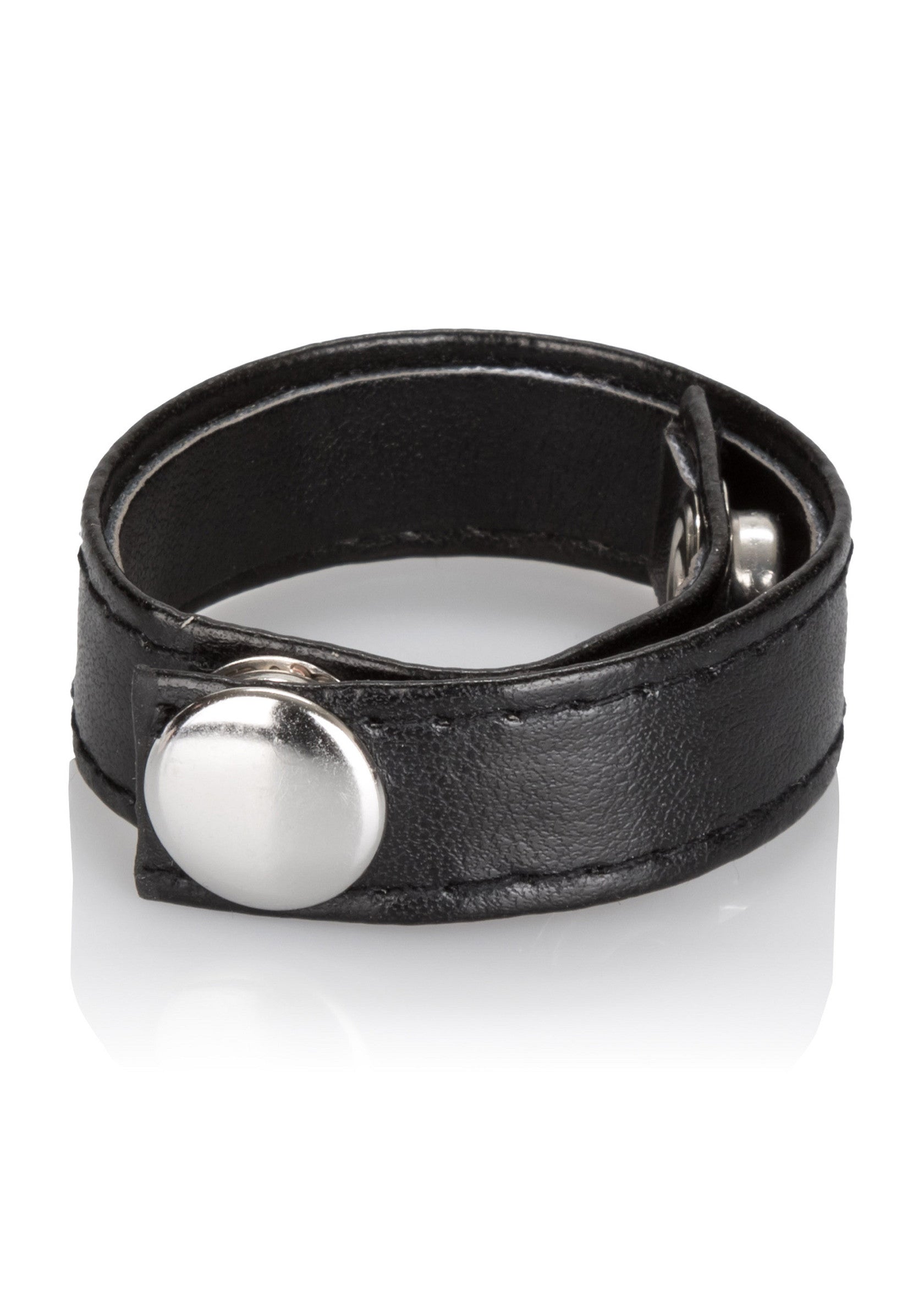 Performance masculine CalExotics Leather 3-Snap Ring
