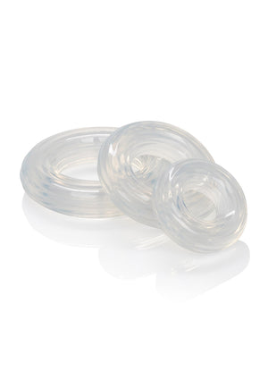 Performance masculine CalExotics Premium Silicone Ring Set