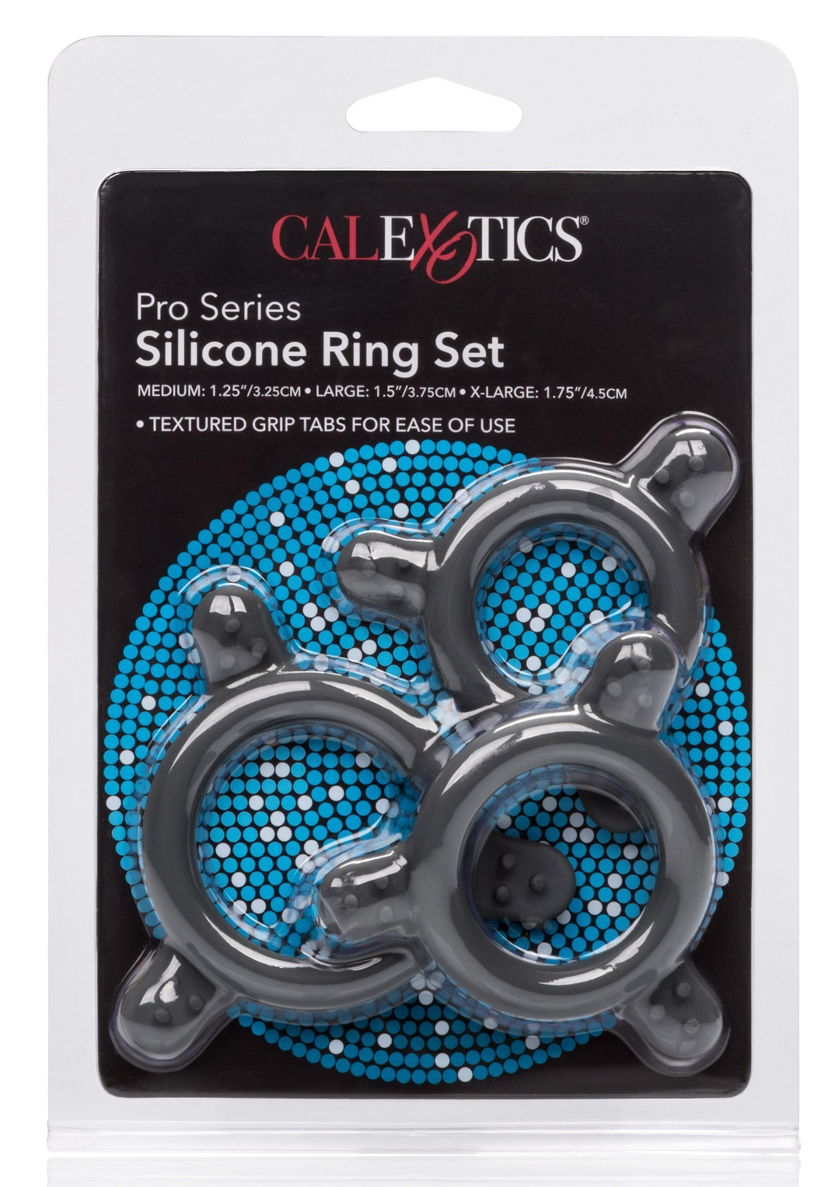 Performance masculine CalExotics Pro Series Silicone Ring Set