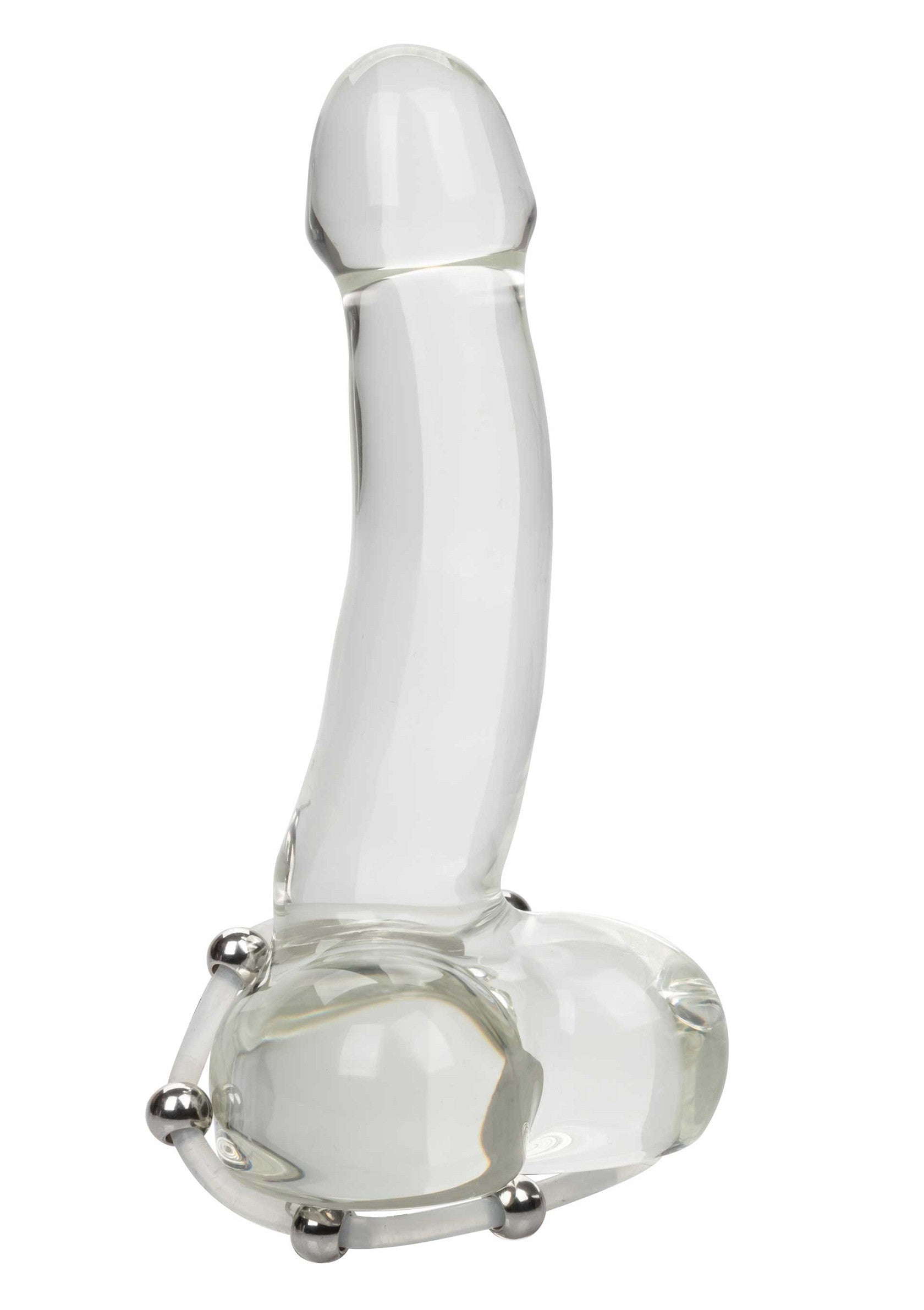 Performance masculine CalExotics Steel Beaded Silicone Ring XL