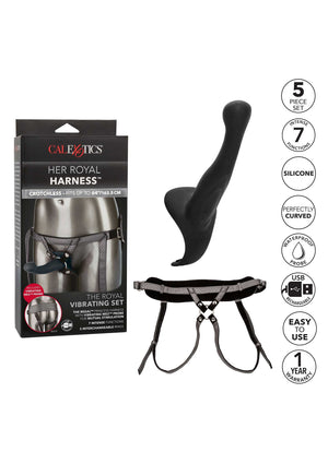 Gode-ceinture CalExotics The Royal Vibrating Set