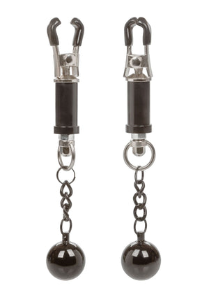 Accessoire BDSM CalExotics Weighted Twist Nipple Clamps