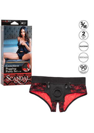 Gode-ceinture CalExotics Scandal Crotchless Set S/M