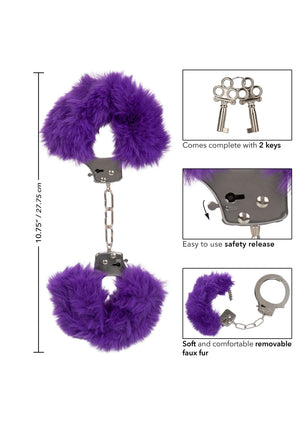 Accessoire BDSM CalExotics Ultra Fluffy Furry Cuffs