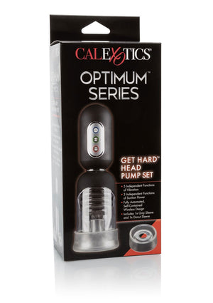 Performance masculine CalExotics Get Hard Head Pump Set