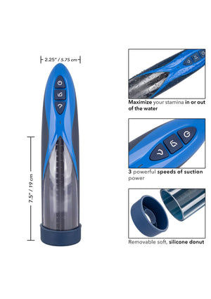 Performance masculine CalExotics Rechargeable Waterproof Pump
