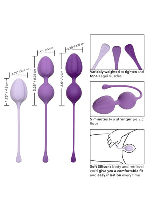 Boules de Geisha CalExotics Kegel Training 3 pcs