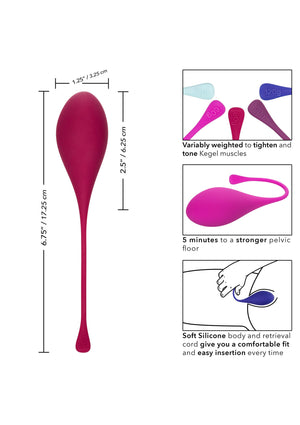 Boules de Geisha CalExotics Kegel Training 5 pcs