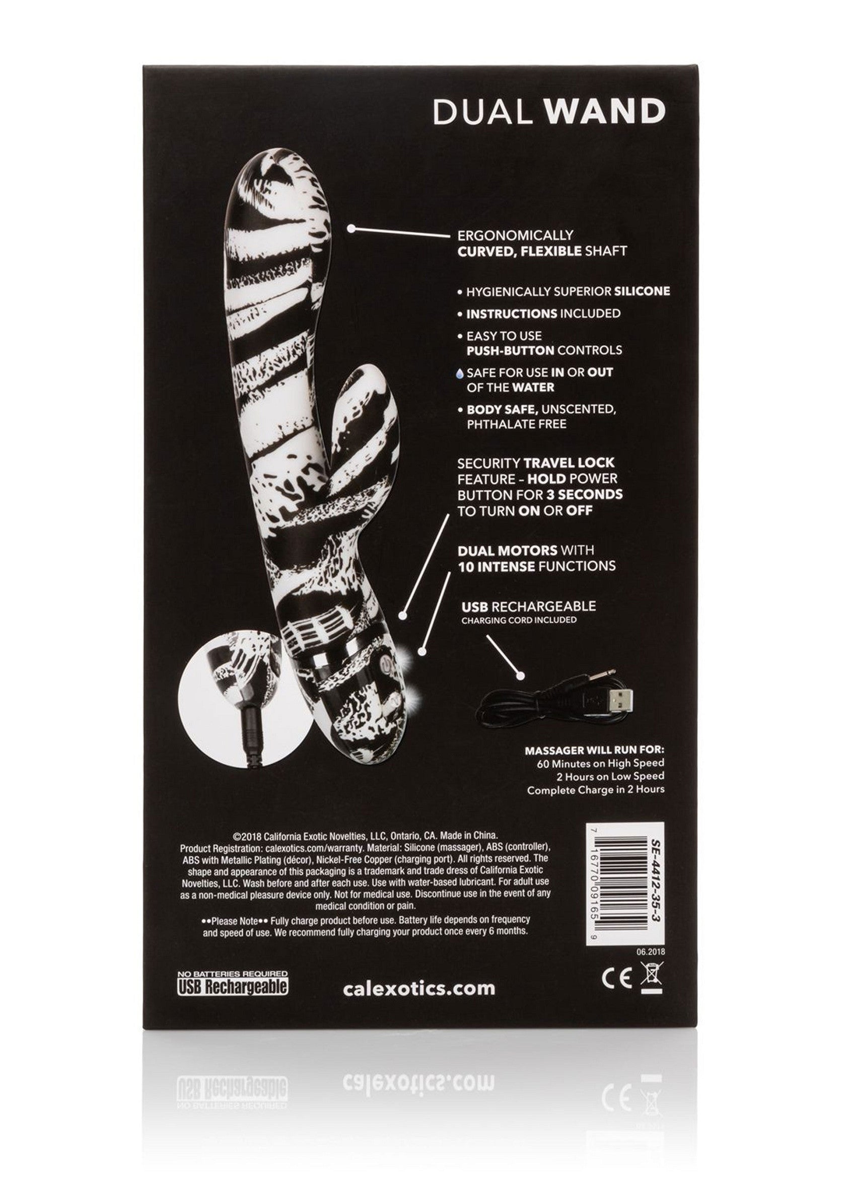 Vibromasseur CalExotics Hype Dual Wand