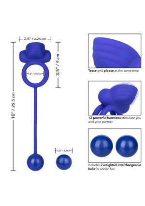 Performance masculine CalExotics Dual Rockin' Rim Enhancer